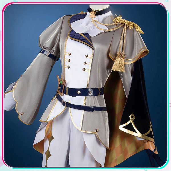 画像6: 【25%OFF】プロセカ 気高き争覇の騎士 揺るぎない瞳 草薙寧々 騎士衣装 コスプレ衣装 (6)