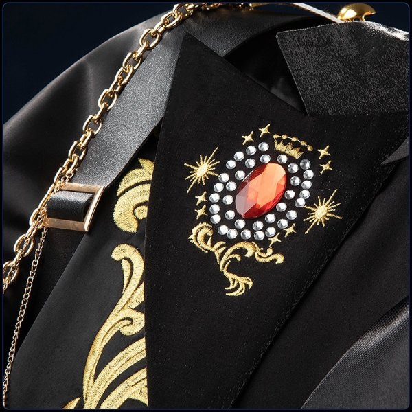 画像7: ツイステ風 5周年新衣装 エース / ケイト / デュース / トレイ / リドル コスプレ衣装（金属飾りパーツ ver.） (7)