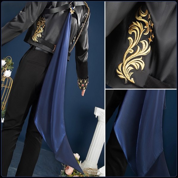 画像11: ツイステ風 5周年新衣装 エース / ケイト / デュース / トレイ / リドル コスプレ衣装（金属飾りパーツ ver.） (11)