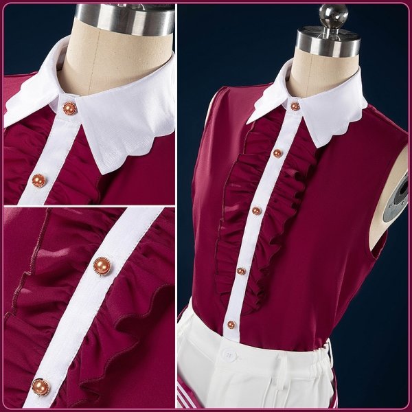 画像16: あんスタ風 Special for Princess! エス カンナ ユメ ライカ 【スノーホワイト衣装】 コスプレ衣装 (16)