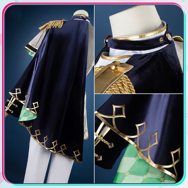 画像12: プロセカ 気高き争覇の騎士 桔梗組のレッスン 天馬司 騎士衣装 コスプレ衣装 (12)