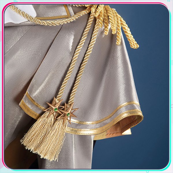 画像9: 【25%OFF】プロセカ 気高き争覇の騎士 揺るぎない瞳 草薙寧々 騎士衣装 コスプレ衣装 (9)