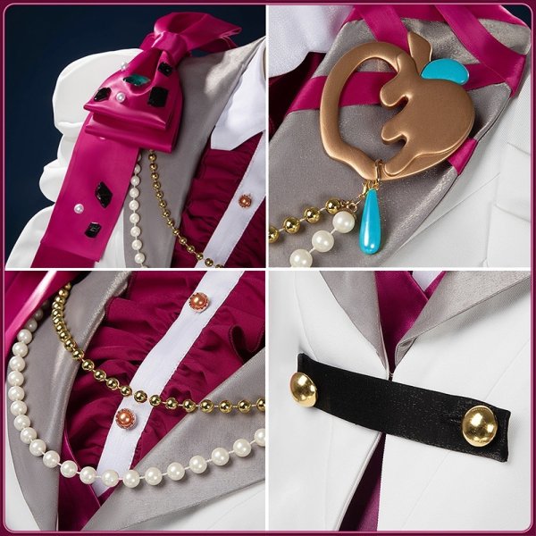 画像6: あんスタ風 Special for Princess! エス カンナ ユメ ライカ 【スノーホワイト衣装】 コスプレ衣装 (6)