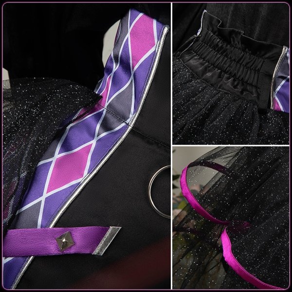 画像16: 【25％OFF】あんスタ風 スカウト! 乱雲FUMBLE衣装 白鳥藍良 コスプレ衣装 (16)