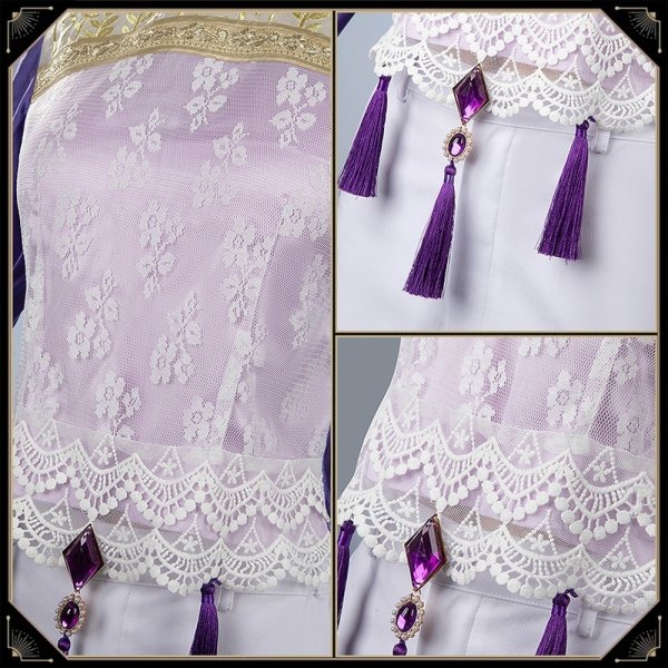 画像11: 【25％OFF＆女性Ｌ・XLサイズ在庫あり・一週間発送】ツイステ風 [夜空のシフォン] リドル コスプレ衣装 (11)