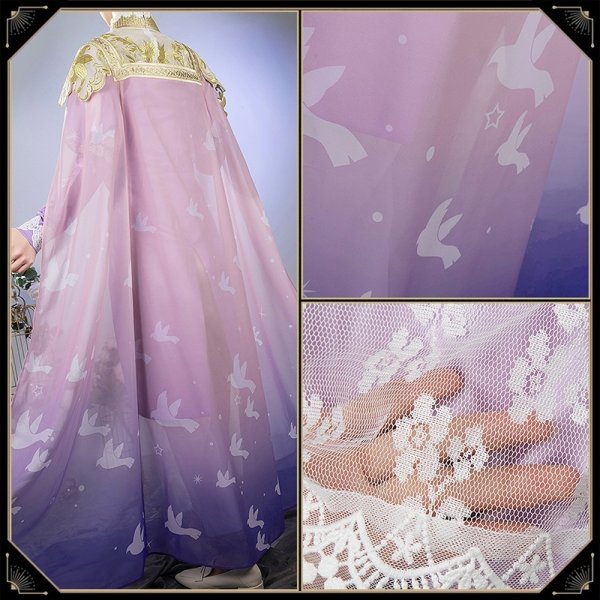 画像12: 【25％OFF＆女性Ｌ・XLサイズ在庫あり・一週間発送】ツイステ風 [夜空のシフォン] リドル コスプレ衣装 (12)