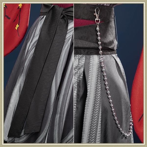 画像9: バーチャルYouTuber Vtuber 中華絵巻 夢追翔 中華風衣装 コスプレ衣装 (9)