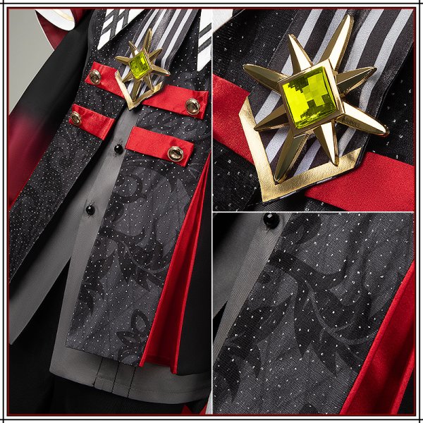 画像9: あんスタ風 堕天使の晩餐会衣装 真白友也 ユメ コスプレ衣装 (9)