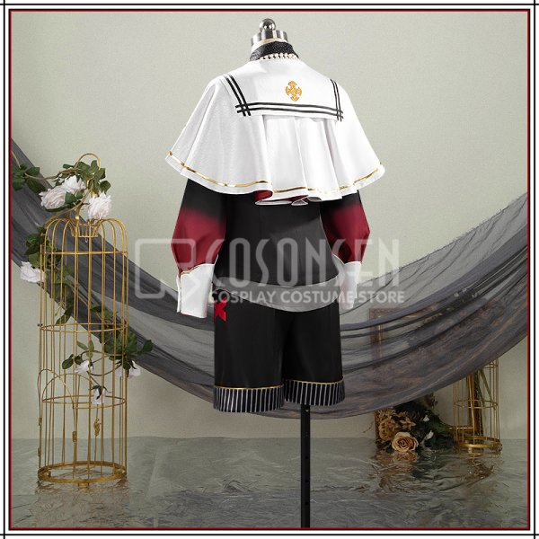 画像4: あんスタ風 堕天使の晩餐会衣装 真白友也 ユメ コスプレ衣装 (4)