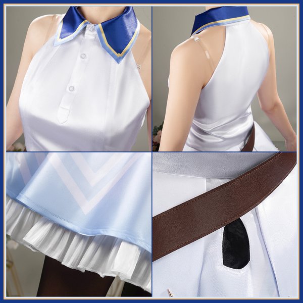 画像16: 【25%OFF】ウマ娘プリティーダービー デアリングタクト 勝負服 コスプレ衣装 (16)