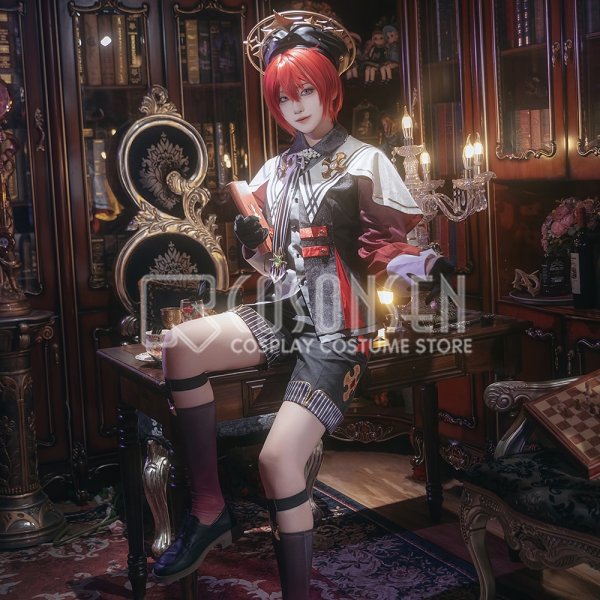 画像3: 【25%OFF】あんスタ風 堕天使の晩餐会衣装 仙石忍 朱桜司 コスプレ衣装 (3)