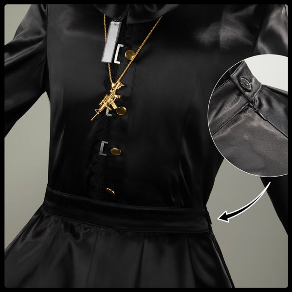 画像8: 【25％OFF】バーチャルYouTuber Vtuber 叶 メイド服 新衣装 コスプレ衣装 (8)