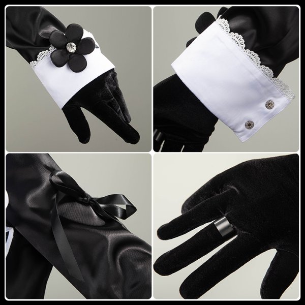 画像9: 【25％OFF】バーチャルYouTuber Vtuber 叶 メイド服 新衣装 コスプレ衣装 (9)