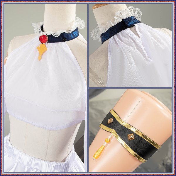 画像10: バーチャルYouTuber Vtuber アンジュ・カトリーナ SYMPHONIA 5周年 ライブ衣装 コスプレ衣装 (10)