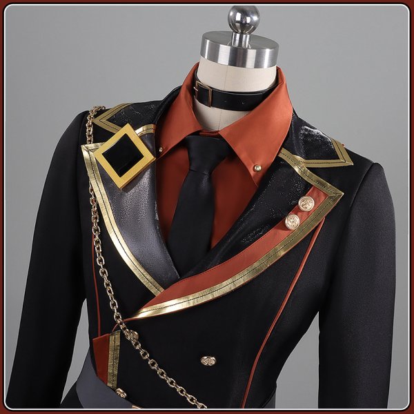 画像11: 【25％OFF】あんスタ風 Graceful Punishment 伏見 乱 影片 朔間 瀬名 コスプレ衣装 (11)