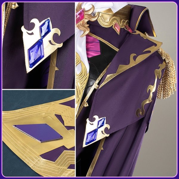 画像9: 【25%OFF】Fate/Grand Order FGO 巌窟王 モンテ・クリスト 霊基再臨 第2段階 コスプレ衣装 (9)