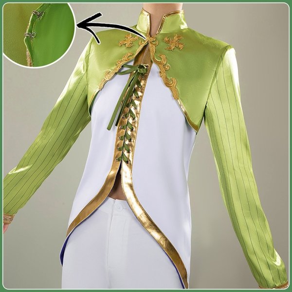 画像12: 【25％OFF】ツイステ風 [夜空のシフォン] カリム コスプレ衣装 (12)