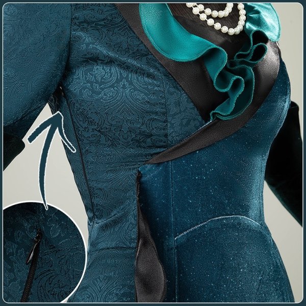 画像8: 【25%OFF】ツイステ風 珊瑚の海 ジョルジーナ・リーチ コスプレ衣装 (8)