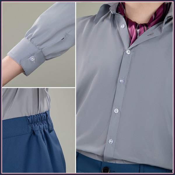 画像13: バーチャルYouTuber Vtuber 四季凪アキラ 「De Lu Lu」MV衣装 コスプレ衣装 (13)