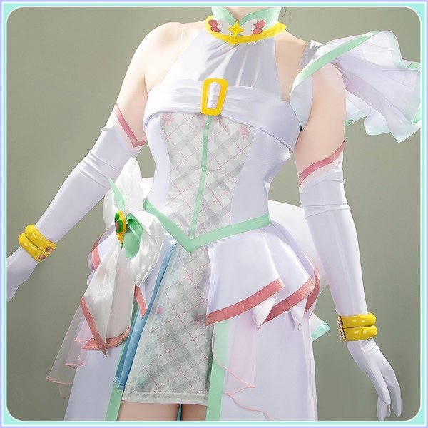 画像5: 【25%OFF】キミとアイドルプリキュア♪ キュアズキューン コスプレ衣装 (5)