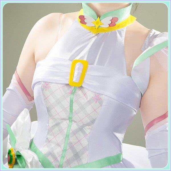 画像6: 【25%OFF】キミとアイドルプリキュア♪ キュアズキューン コスプレ衣装 (6)