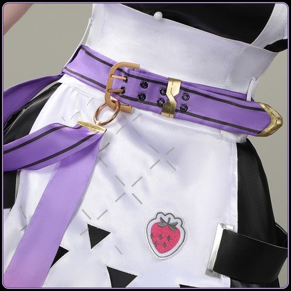 画像11: バーチャルYouTuber Vtuber エイプリルフール 風楽カナちゃん メイド服 コスプレ衣装 (11)