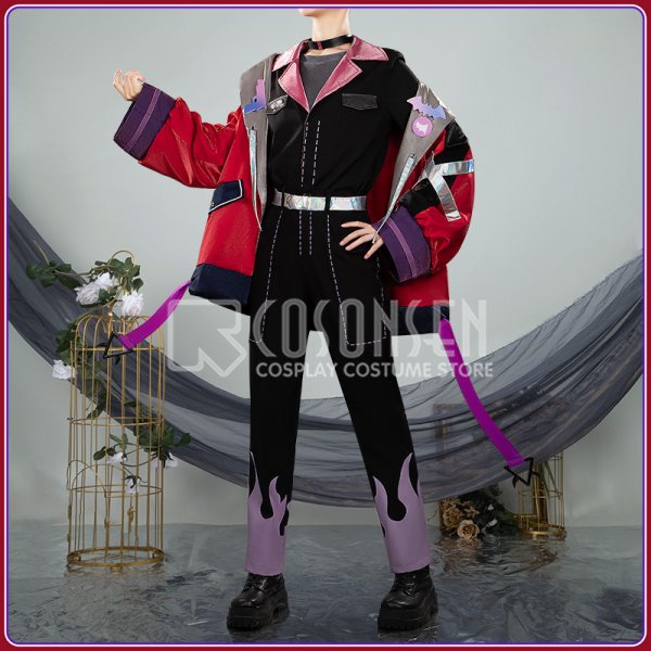 画像2: バーチャルYouTuber Vtuber くずは ポケコロツイン衣装 コスプレ衣装 (2)