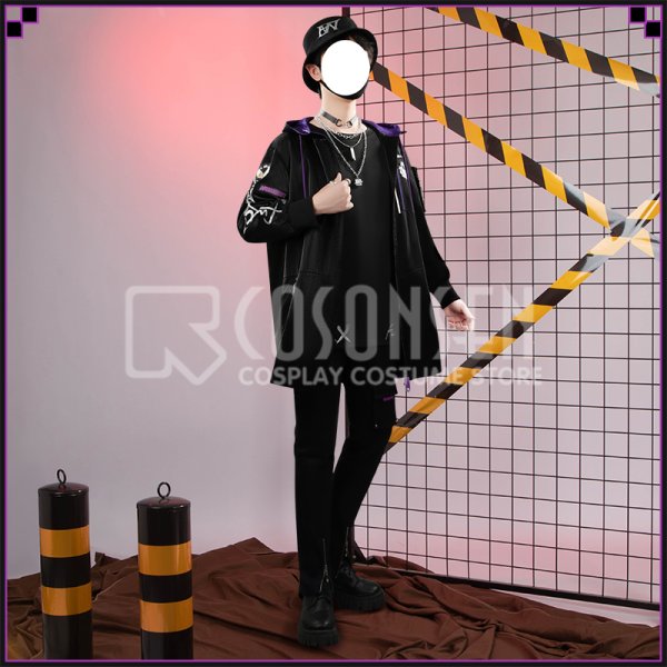 画像3: 【25％OFF&女性S/M/L/XL在庫あり】バーチャルYouTuber Vtuber 不破湊 新衣装 コスプレ衣装 (3)