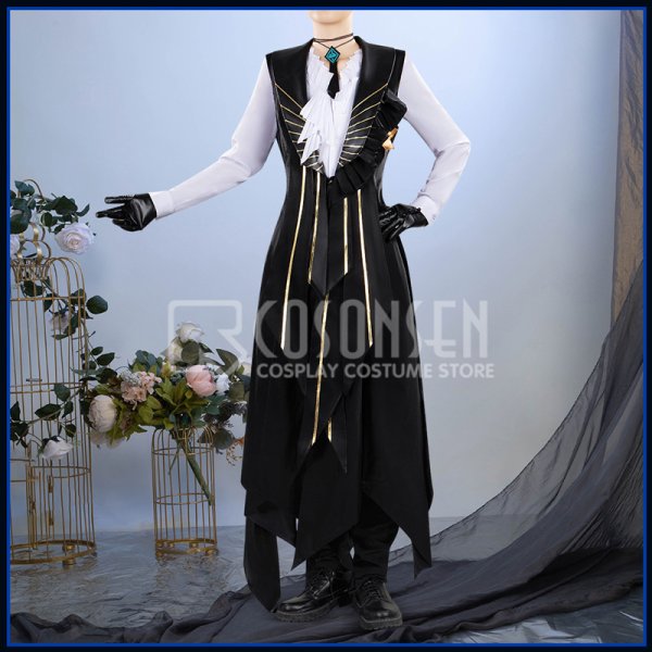 画像4: アークナイツ arknights 祭儀師 トラゴディア Tragodia コスプレ衣装 (4)