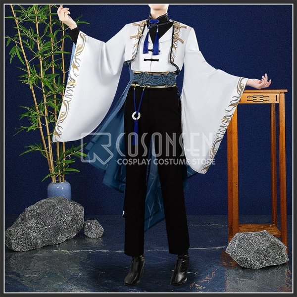 画像2: アークナイツ 2025音律聯覚 玉釉の氷紋 ズオ・ラウ Zuo Le コスプレ衣装 (2)