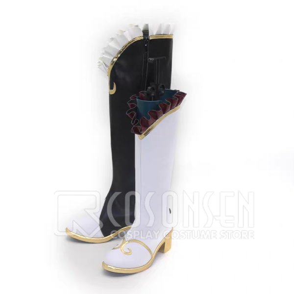 画像2: ウマ娘プリティーダービー ラヴズオンリ一ユ一 勝負服 コスプレ靴 (2)