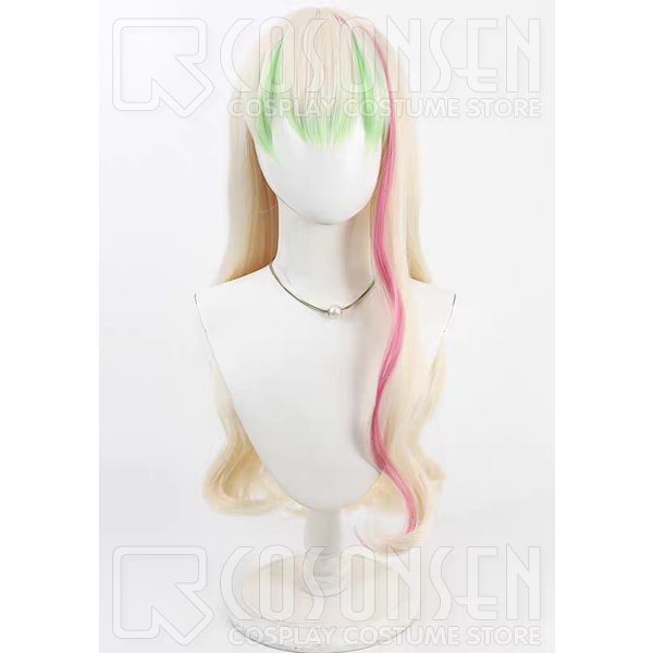 画像1: キミとアイドルプリキュア キュアズキューン コスプレウィッグ (1)