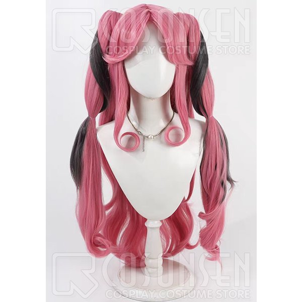 画像1: キミとアイドルプリキュア キュアキッス コスプレウィッグ (1)