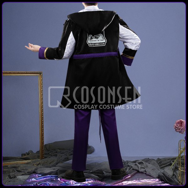 画像3: 【25％OFF】ツイステ風 ボードゲーム部 クラブ・ウェア アズール コスプレ衣装(バッグ付き) (3)