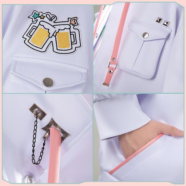 画像7: 【25％OFF】バーチャルYouTuber Vtuber 赤城ウェン 新衣装 コスプレ衣装 (7)