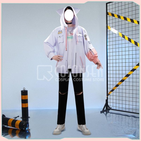 画像2: 【25％OFF】バーチャルYouTuber Vtuber 赤城ウェン 新衣装 コスプレ衣装 (2)