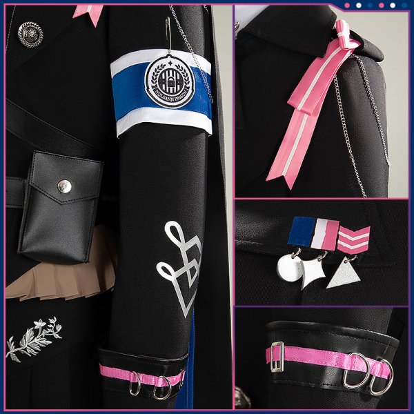 画像7: 【25％OFF】バーチャルYouTuber Vtuber Prison guard 監獄風衣装 酒寄颯馬 コスプレ衣装 (7)