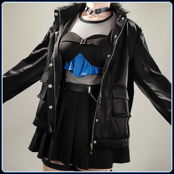 画像6: 【25%OFF】バーチャルYouTuber Vtuber 栞葉るり ULTRA C MV衣装 コスプレ衣装 (6)