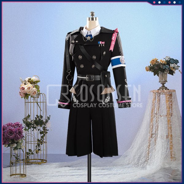 画像4: 【25％OFF】バーチャルYouTuber Vtuber Prison guard 監獄風衣装 酒寄颯馬 コスプレ衣装 (4)
