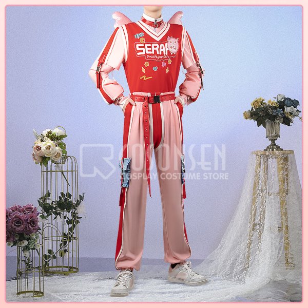 画像2: 【25％OFF】バーチャルYouTuber Vtuber セラフ Angelic Dream コスプレ衣装 (2)