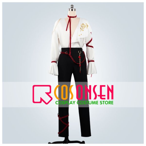 画像1: 【25％OFF】あんスタ風 『It's (k)not lov?』 礼瀬 斎宮 HiMERU 蓮巳 鳴上 ルーム衣装 コスプレ衣装 (1)