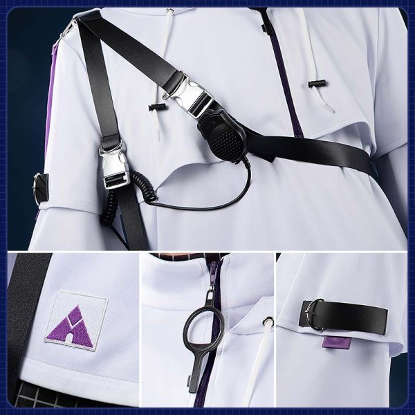 画像7: 【25％OFF】バーチャルYouTuber Vtuber ローレン 4周年新衣装 コスプレ衣装 (7)