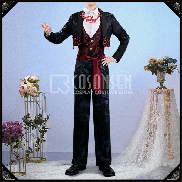 画像2: 【25％OFF】ツイステ風 珊瑚の海 リドル コスプレ衣装 (2)