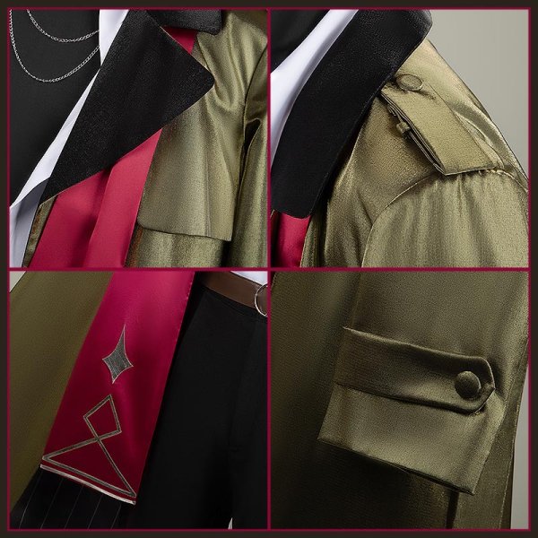 画像7: 【20％OFF】バーチャルYouTuber Vtuber シェリン 探偵衣装 コスプレ衣装 (7)