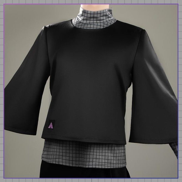 画像11: 【25％OFF】バーチャルYouTuber Vtuber ローレン 4周年新衣装 コスプレ衣装 黒バージョン (11)