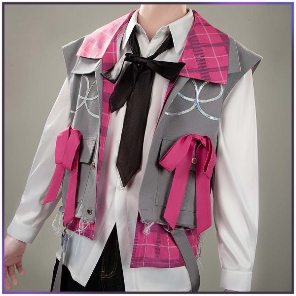 画像6: 【25％OFF】バーチャルYouTuber Vtuber 3rd Anniversary 渡会雲雀 コスプレ衣装 (6)