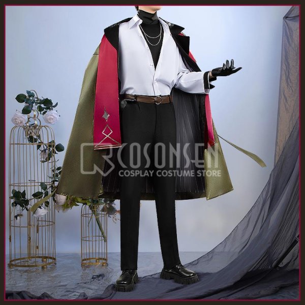 画像2: 【20％OFF】バーチャルYouTuber Vtuber シェリン 探偵衣装 コスプレ衣装 (2)