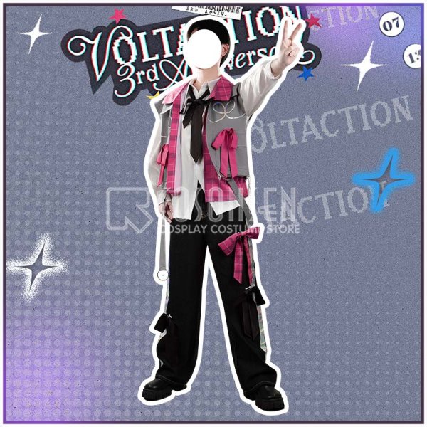 画像2: 【25％OFF】バーチャルYouTuber Vtuber 3rd Anniversary 渡会雲雀 コスプレ衣装 (2)