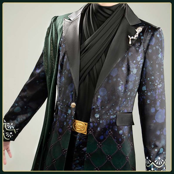 画像5: 【25％OFF】ツイステ風 珊瑚の海 渚のセレブレイト ジェイド コスプレ衣装 (5)