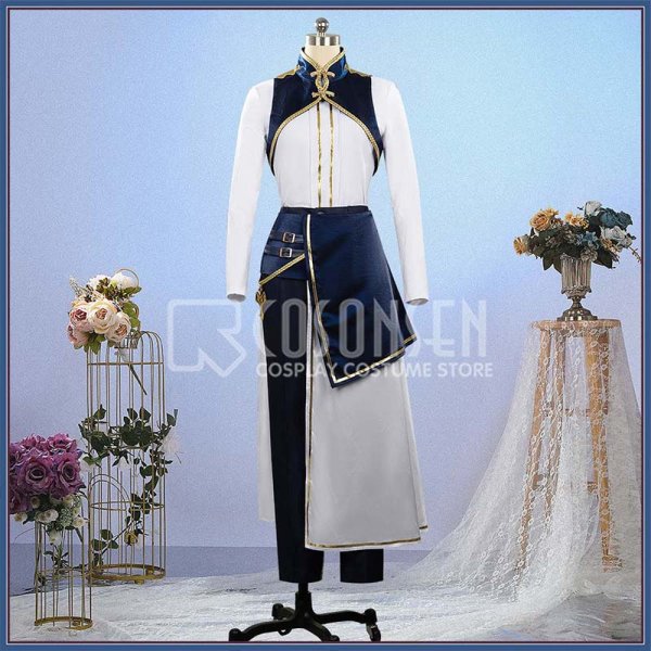 画像4: 【20％OFF】バーチャルYouTuber vtuber ましろ爻 SYMPHONIA 5周年ライブ衣装 コスプレ衣装 (4)